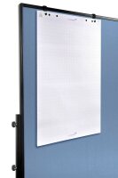 Legamaster Moderationswand PREMIUM PLUS klappbar 120,0 x 150,0 cm blaugrau