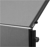 Legamaster Moderationswand PREMIUM PLUS klappbar 120,0 x 150,0 cm grau
