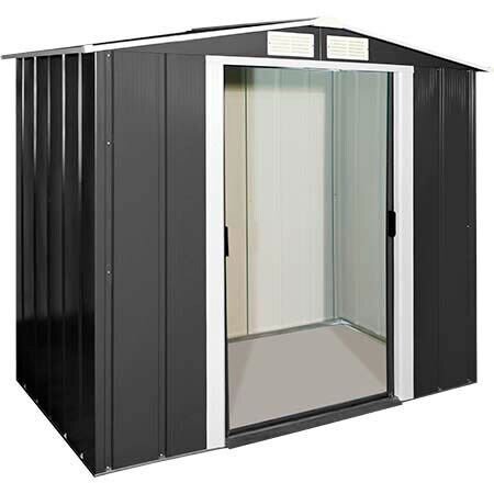tepro Gerätehaus Eco 6x4, anthrazit/weiß, 1 St.