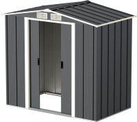 tepro Gerätehaus Eco 6x4, anthrazit/weiß, 1 St.