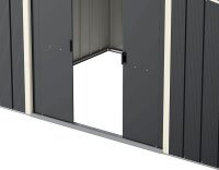 tepro Gerätehaus Eco 6x4, anthrazit/weiß, 1 St.