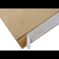 flexiPAK Faltentaschen classic eco Fixverschluss DIN B4 ohne Fenster natur mit 5,0 cm Falte, 300 St.