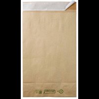 flexiPAK Faltentaschen classic eco Fixverschluss ca. DIN B4 ohne Fenster natur mit 5,0 cm Falte, 300 St.