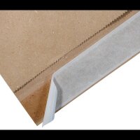flexiPAK Faltentaschen classic eco Fixverschluss ca. DIN D4 ohne Fenster natur mit 5,0 cm Falte, 300 St.