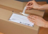 docuFIX® CLASSIC Lieferscheintaschen eco Kunststoff DIN lang 1.000 St.