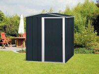 tepro Gerätehaus Eco 5x4, anthrazit/weiß, 1 St.