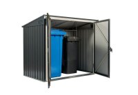 tepro Mülltonnenbox anthrazit, weiß, 1 St.