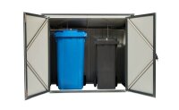 tepro Mülltonnenbox anthrazit, weiß, 1 St.