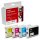 dots  schwarz, cyan, magenta, gelb Druckerpatronen kompatibel zu brother LC1000V