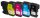 dots  schwarz, cyan, magenta, gelb Druckerpatronen kompatibel zu brother LC-1100BK/C/M/Y, 4er-Set