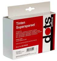 dots  schwarz, cyan, magenta, gelb Druckerpatronen...