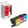 dots  cyan, magenta, gelb Druckerpatronen kompatibel zu brother LC125XLRBWBP , 3er-Set
