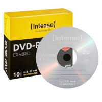 Intenso DVD-RW 4,7 GB wiederbeschreibbar, 10 St.