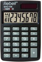 Rebell SHC108 Taschenrechner schwarz/grau