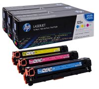 HP 125A (CF373AM) cyan, magenta, gelb Tonerkartuschen,...