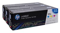 HP 125A (CF373AM) cyan, magenta, gelb Tonerkartuschen,...