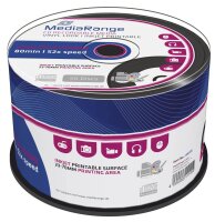 MediaRange CD-R Vinyl 700 MB bedruckbar, 50 St.