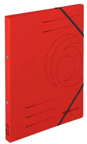 herlitz Ringmappe easy orga rot, 1 St.