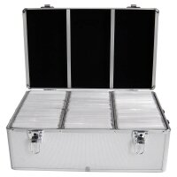 MediaRange 500er CD-/DVD-Koffer DJ-Case grau, 1 St.