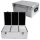 MediaRange 500er CD-/DVD-Koffer DJ-Case grau, 1 St.