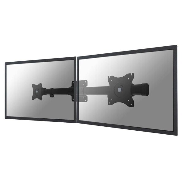 Neomounts Monitor-Halterung FPMA-CB100BLACK schwarz für 2 Monitore, Wandhalterung