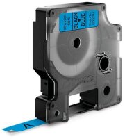 DYMO Schriftband D1 40916 S0720710, 9 mm, schwarz auf blau, 1 St.