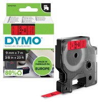 DYMO Schriftband D1 40917 S0720720, 9 mm, schwarz auf...