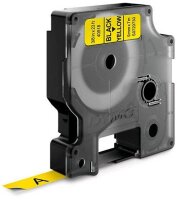 DYMO Schriftband D1 40918 S0720730, 9 mm, schwarz auf gelb, 1 St.