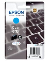 EPSON 407 / T07U2 (Tastatur) cyan Druckerpatrone