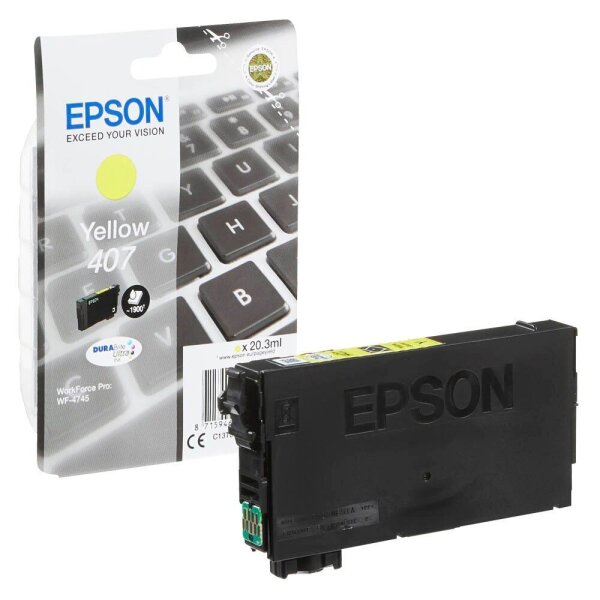 EPSON 407 / T07U4 (Tastatur) gelb Druckerpatrone