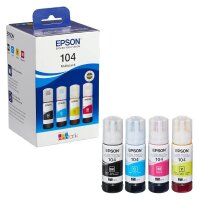 EPSON 104/T00P64 schwarz, cyan, magenta, gelb...