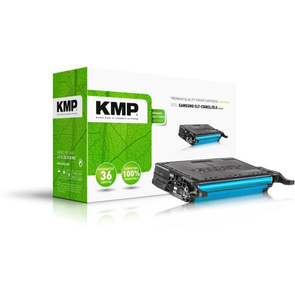 KMP SA-T49  cyan Toner kompatibel zu SAMSUNG CLT-C5082L (SU055A)