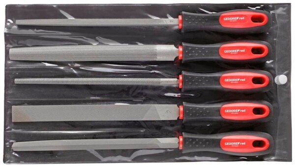 GEDOREred R93000005 Feilen-Set 5-teilig