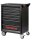 GEDOREred GEDMaster R20202207 Werkstattwagen mit Lochwand schwarz 7 Schubladen
