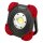 GEDOREred R95400145 LED Akku-Baustrahler rot, schwarz