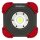 GEDOREred R95400145 LED Akku-Baustrahler rot, schwarz