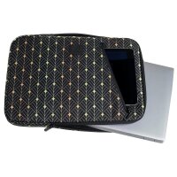 Exacompta Laptophülle Neo Deco Kunstfaser schwarz...