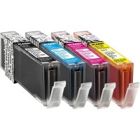 KMP C90V  schwarz, cyan, magenta, gelb Druckerpatronen kompatibel zu Canon CLI-5