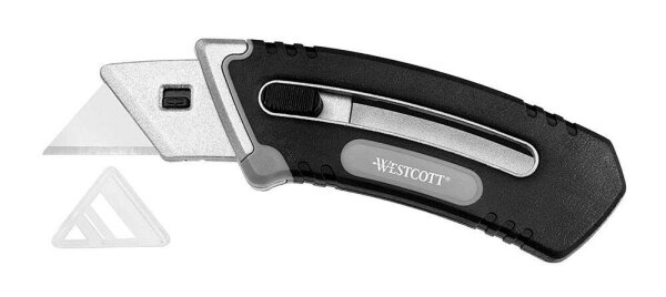 WESTCOTT Cuttermesser Collapsible Utility Knife schwarz 18 mm, 1 St.