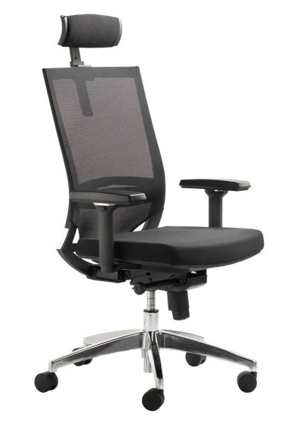 Mayer Bürostuhl myOPTIMAX, 2486 Stoff schwarz, Gestell alu