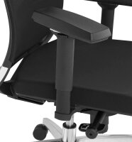 Mayer Bürostuhl myOPTIMAX, 2486 Stoff schwarz, Gestell alu