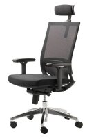 Mayer Bürostuhl myOPTIMAX, 2486 Stoff schwarz, Gestell alu