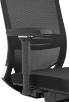 Mayer Bürostuhl myOPTIMAX, 2486 Stoff schwarz, Gestell alu