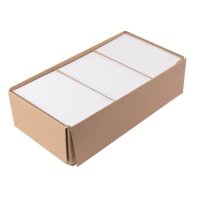 ÖKI Kuvertierhüllen Natur DIN lang+ mit Fenster recycling-weiß nassklebend 1.000 St.
