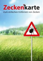 RNK-Verlag Zeckenkarte mit Lupe, 1 St.