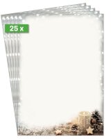 SIGEL Weihnachtsbriefpapier Christmas Candle Motiv DIN A4...