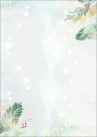 SIGEL Weihnachtsbriefpapier Christmas Forest Motiv DIN A4...