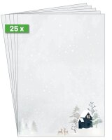 SIGEL Weihnachtsbriefpapier Cozy Christmas Motiv DIN A4...