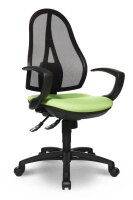 Topstar Bürostuhl Open Point SY, OP200G05 Stoff grün, Gestell schwarz
