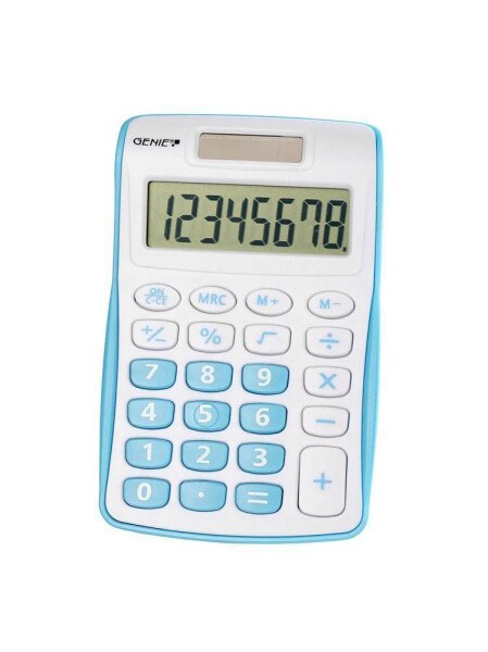 GENIE 120 B Taschenrechner weiß/blau